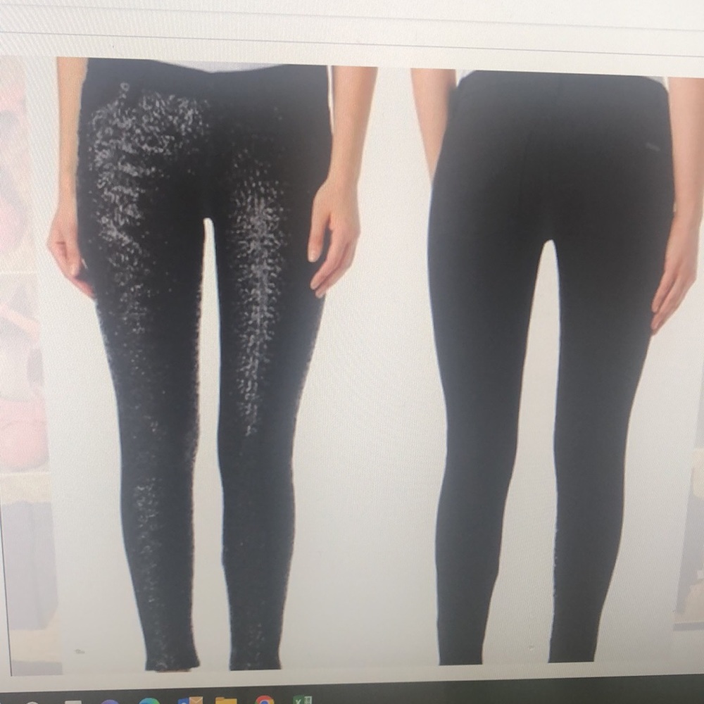 Hudson jeans sequins embellished